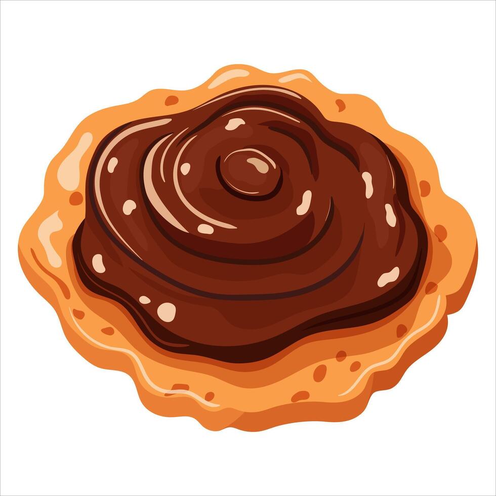 Cookies, confectionery. Vector illustration on a white background.