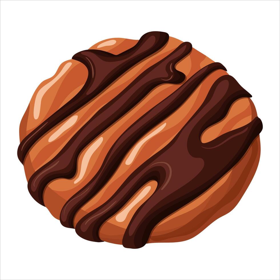 Cookies, confectionery. Vector illustration on a white background.