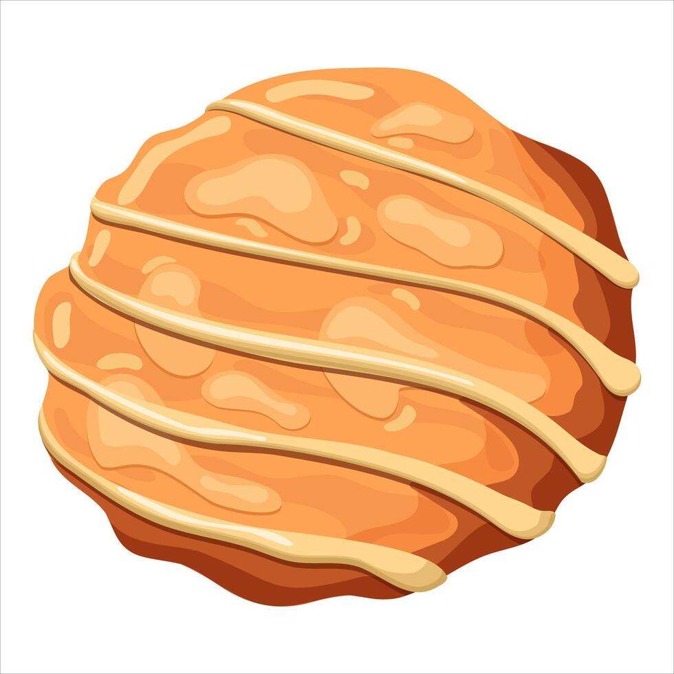 galletas, confitería. vector ilustración en un blanco antecedentes.