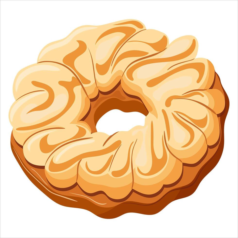 Cookies, confectionery. Vector illustration on a white background.