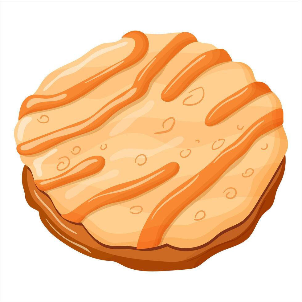 Cookies, confectionery. Vector illustration on a white background.