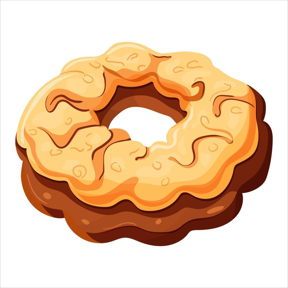 Cookies, confectionery. Vector illustration on a white background.