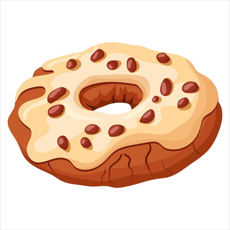 Cookies, confectionery. Vector illustration on a white background.