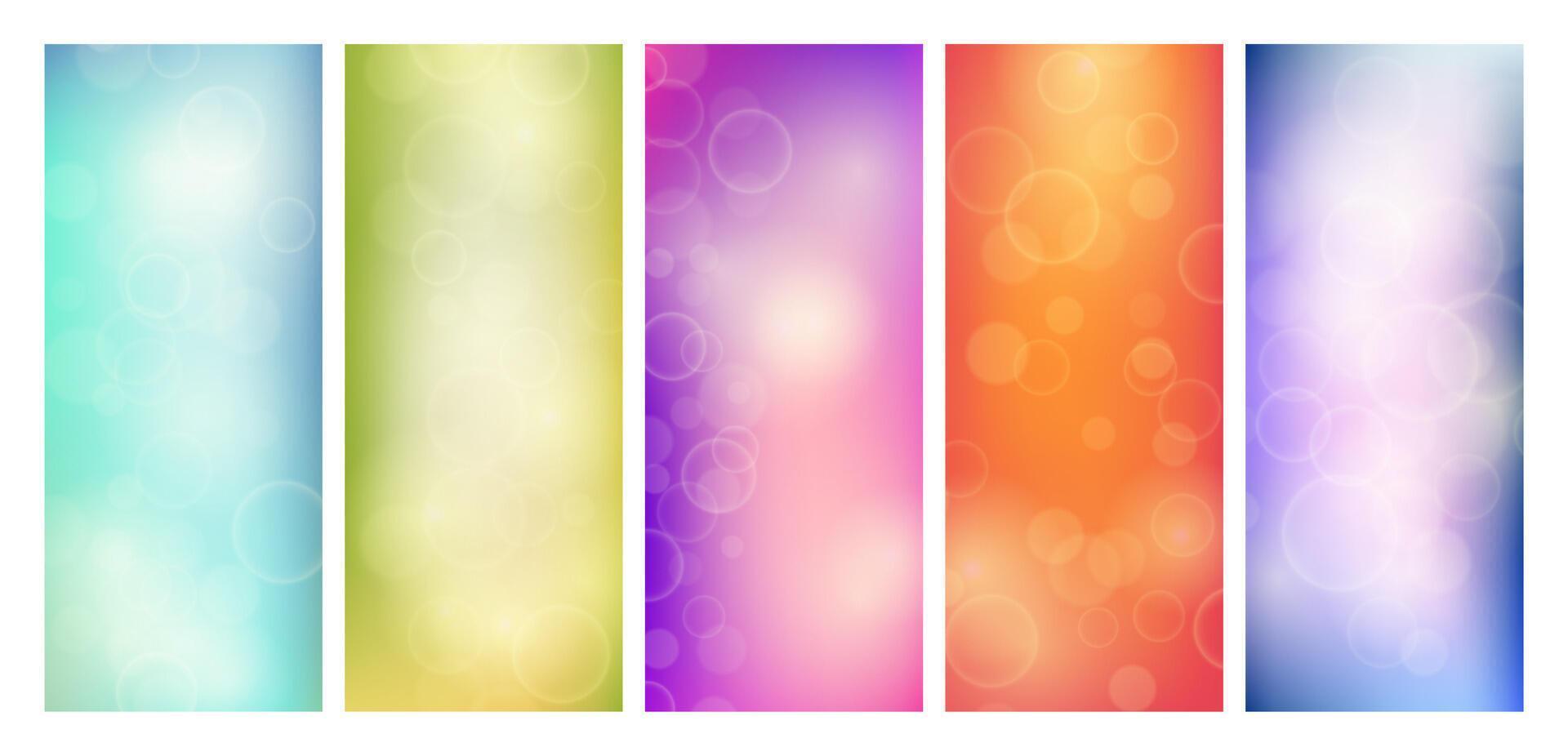 Abstract background with blur bokeh light effect vector