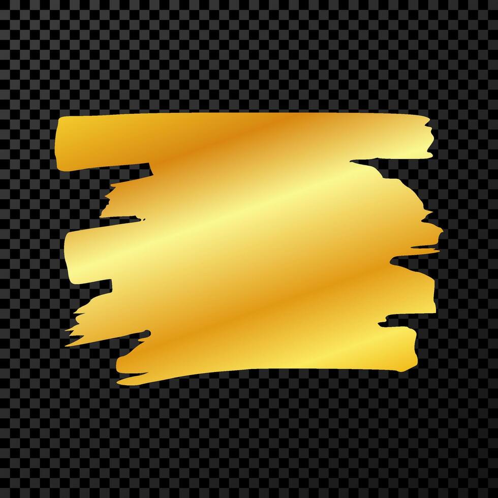 Scribble with a gold marker vector