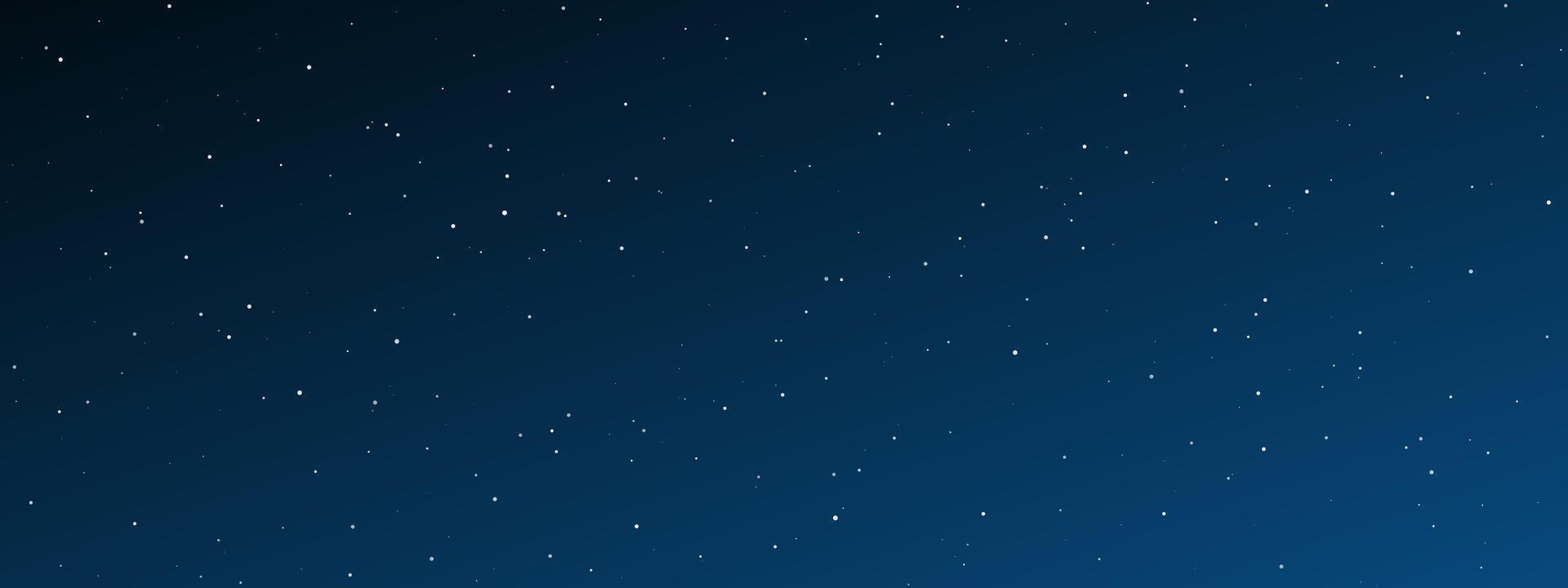 Night sky with many stars vector