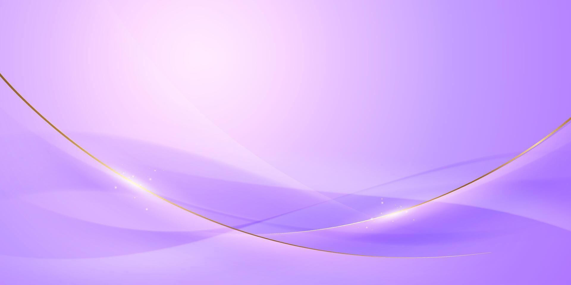 púrpura resumen antecedentes con lujo dorado elementos vector ilustración