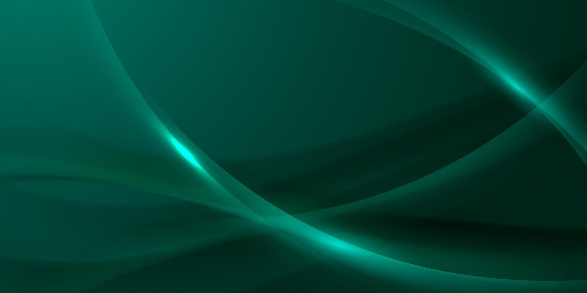Green abstract background design with elegant elements vector illustration.