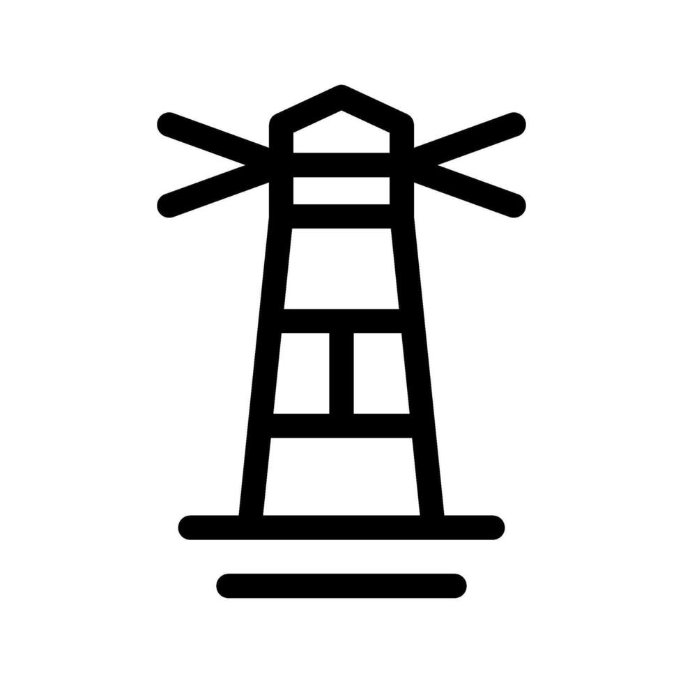 Lighthouse Icon Vector Symbol Design Illustration