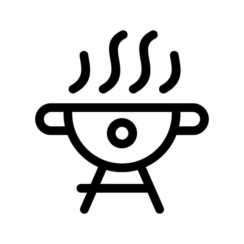 Grill Icon Vector Symbol Design Illustration