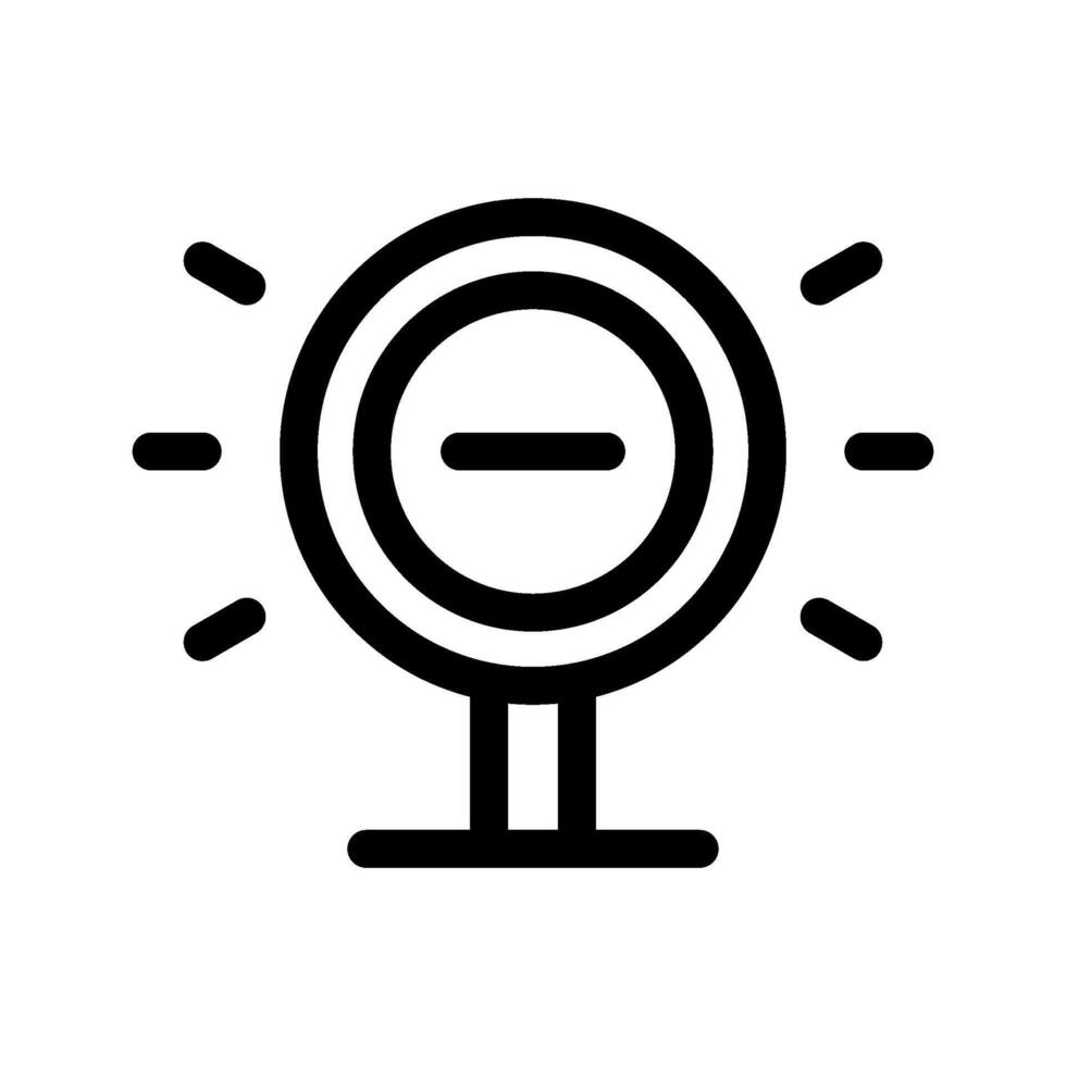 Entry Prohibited Icon Vector Symbol Design Illustration