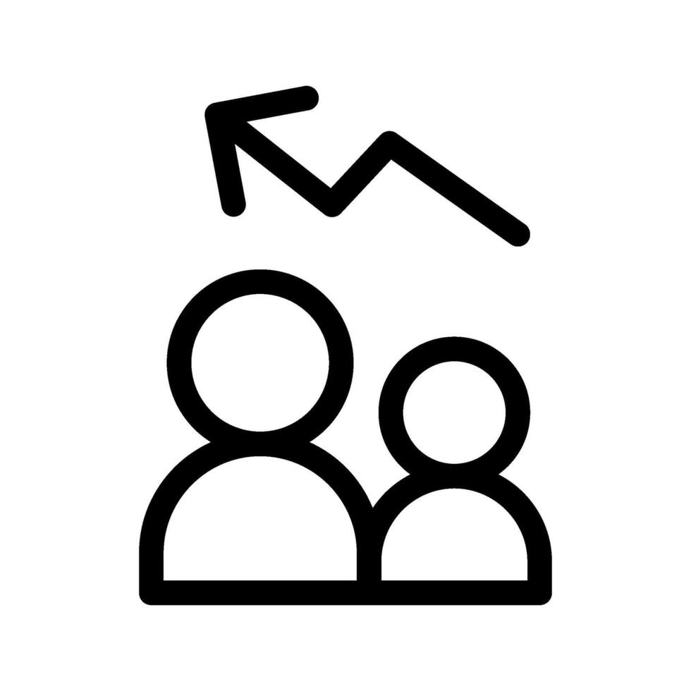 Business Growth Icon Vector Symbol Design Illustration