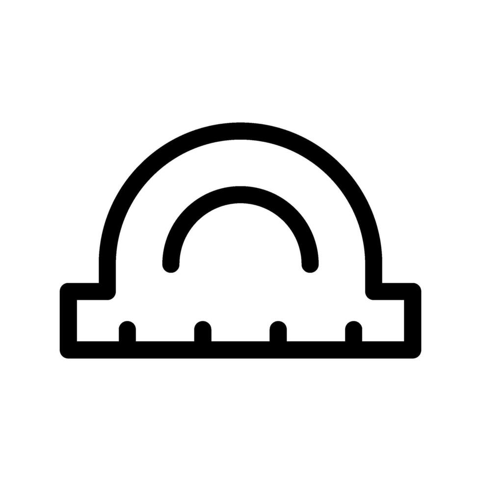 Protractor Icon Vector Symbol Design Illustration