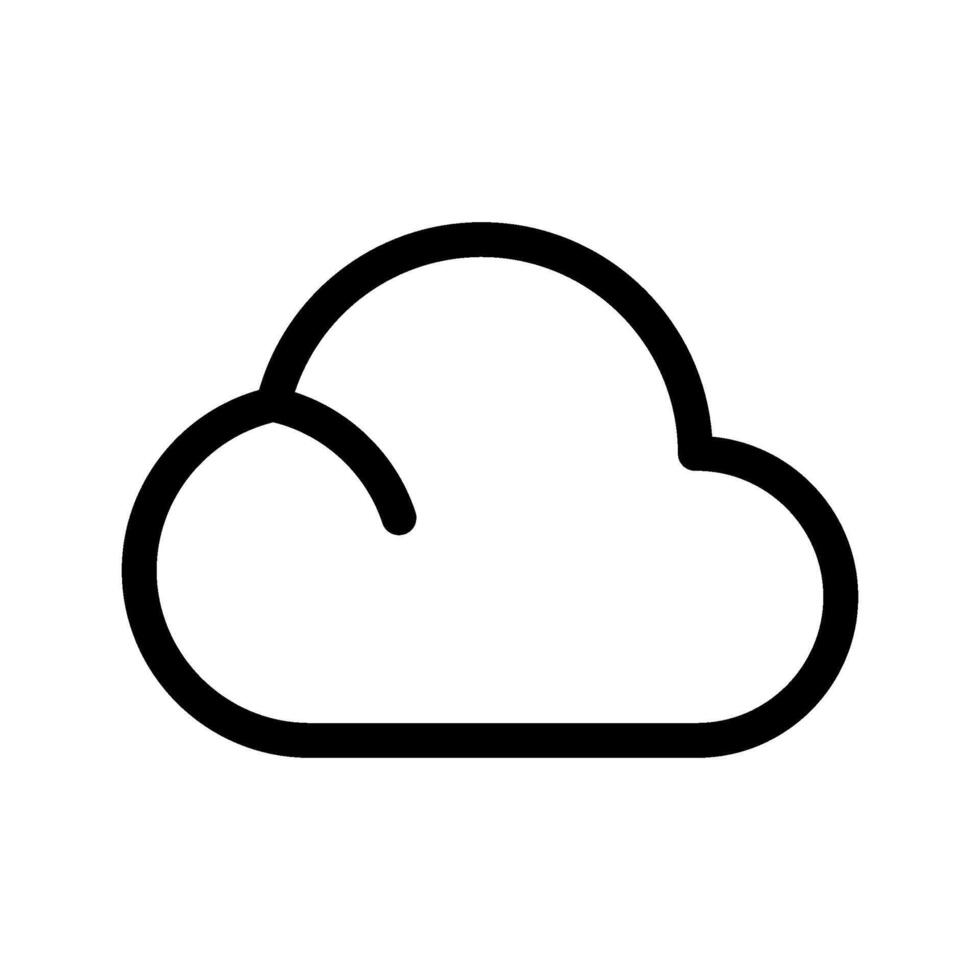 nube icono vector símbolo diseño ilustración