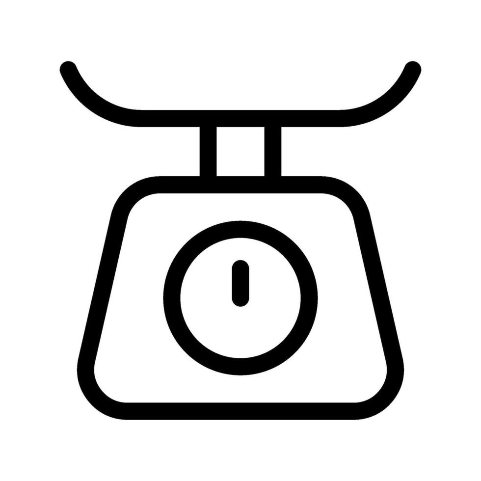 Weighing Scale Icon Vector Symbol Design Illustration