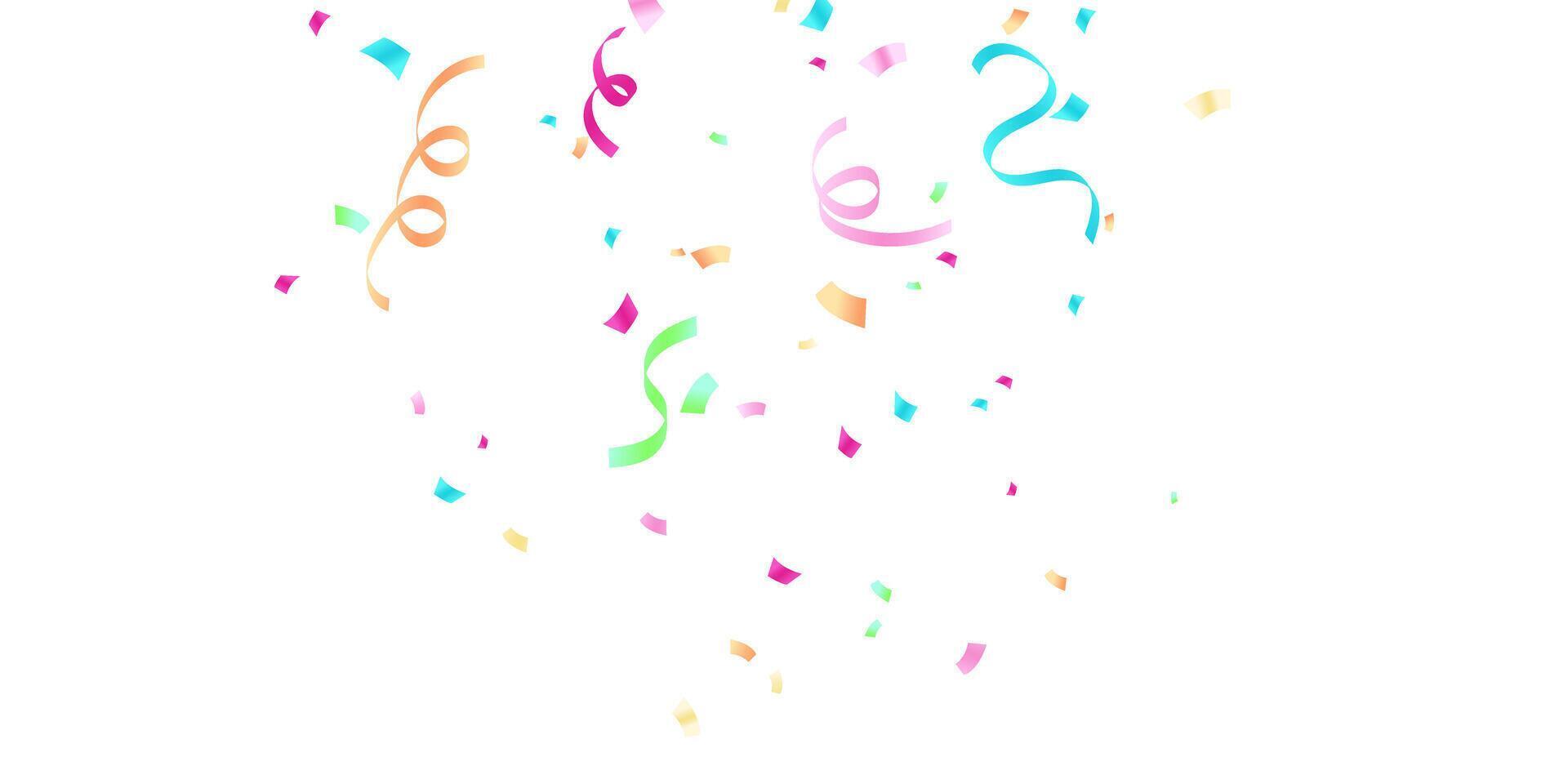 colorful confetti background for festival decoration vector illustration