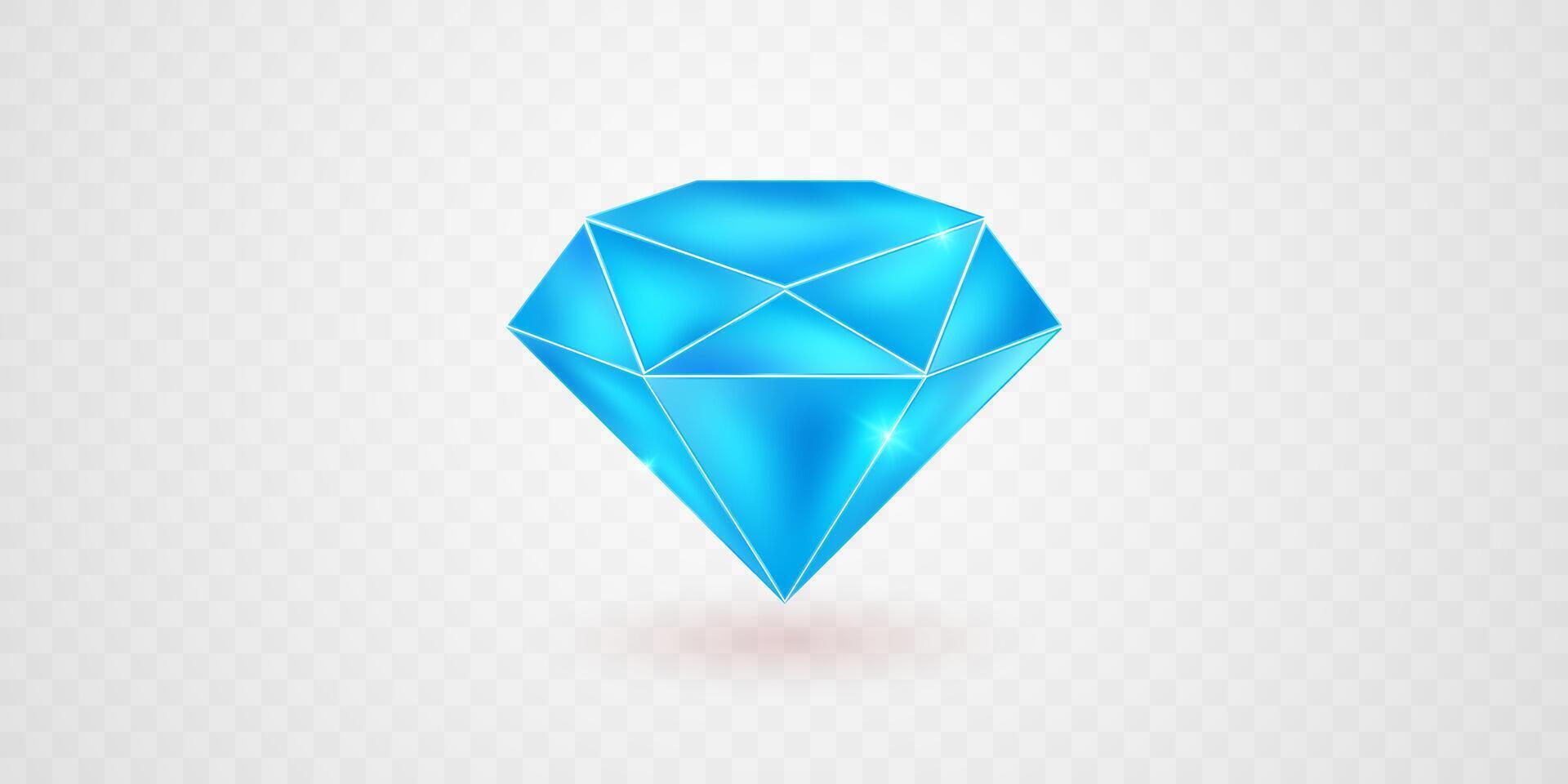 diamond illustration vector design 3d