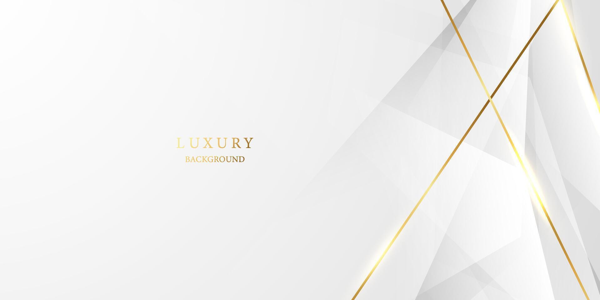 luxury white abstract background with glittering golden elements vector illustration