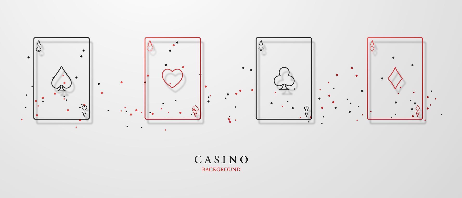 casino diseño antecedentes para juego dinero para ruleta o póker vector ilustración vector