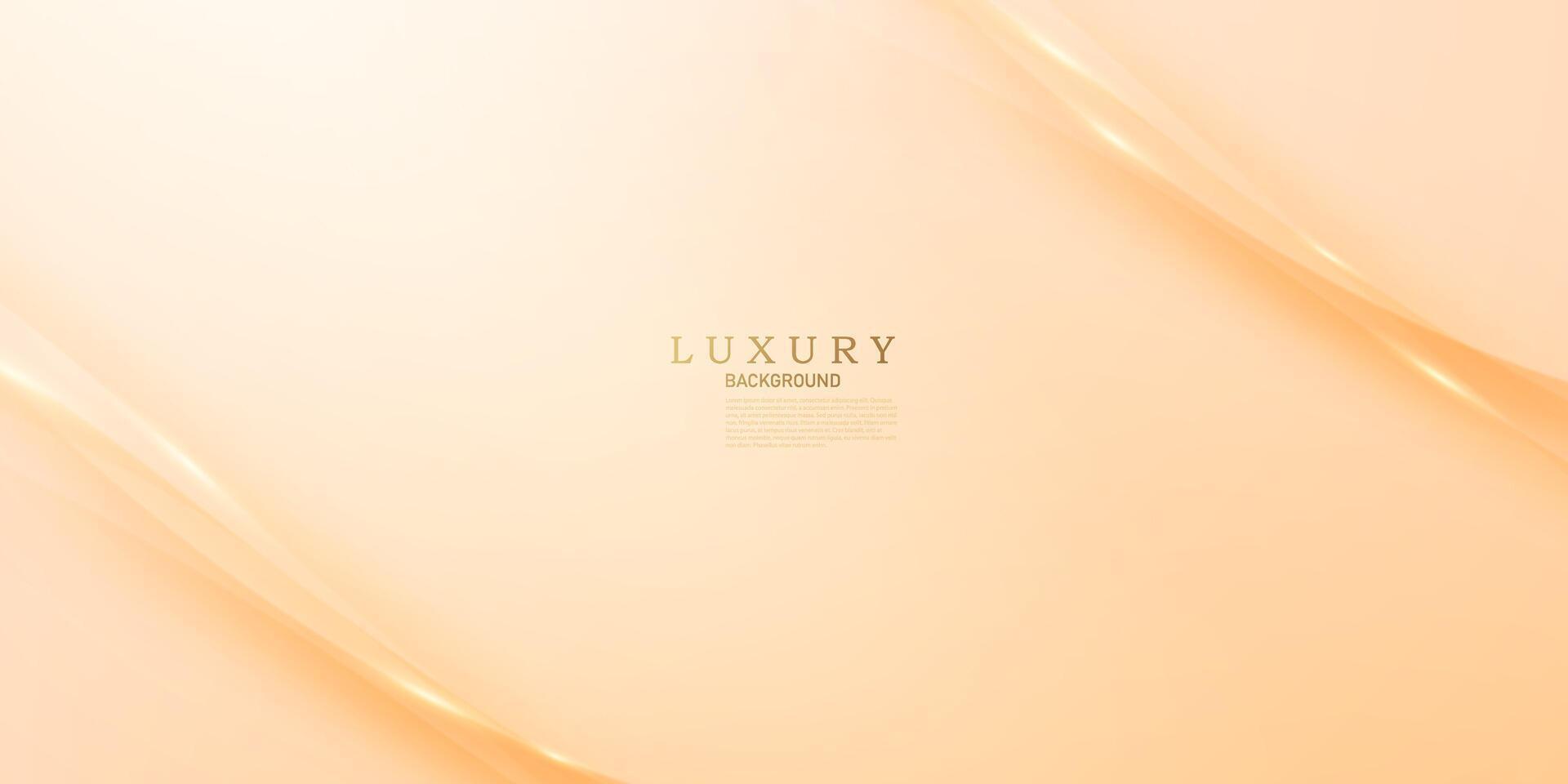 golden abstract background with luxury golden lines vector illustration