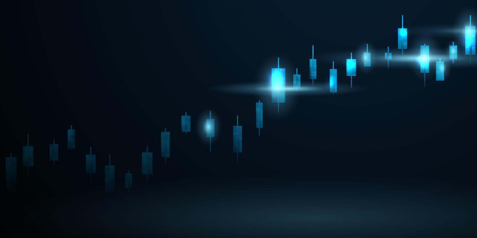 business vector illustration design Stock market charts or Forex trading charts for business and finance ideas.