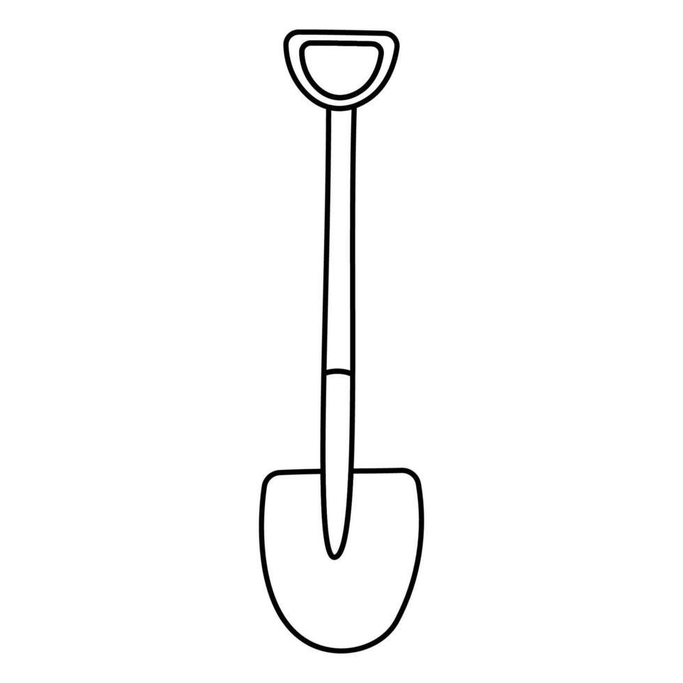 garden tool set care line icon element vector