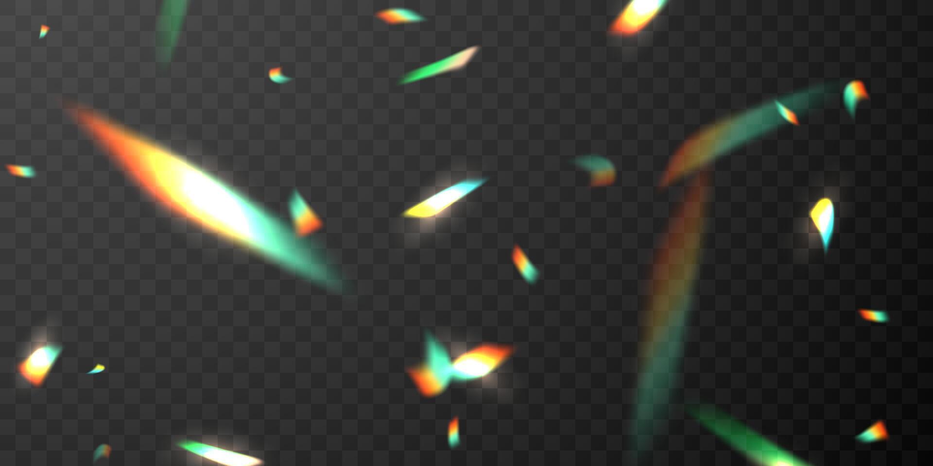 background of confetti sprinkled above with glitter vector