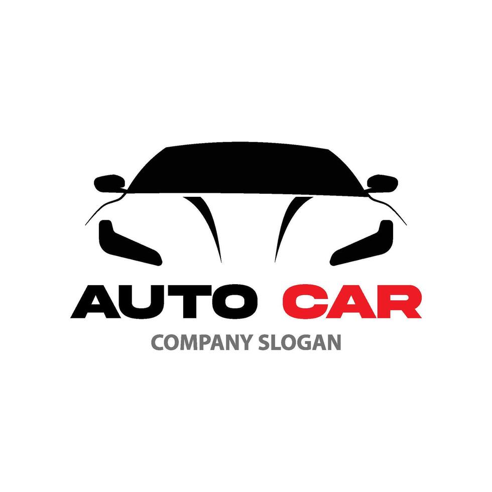 simple auto car company logo template vector