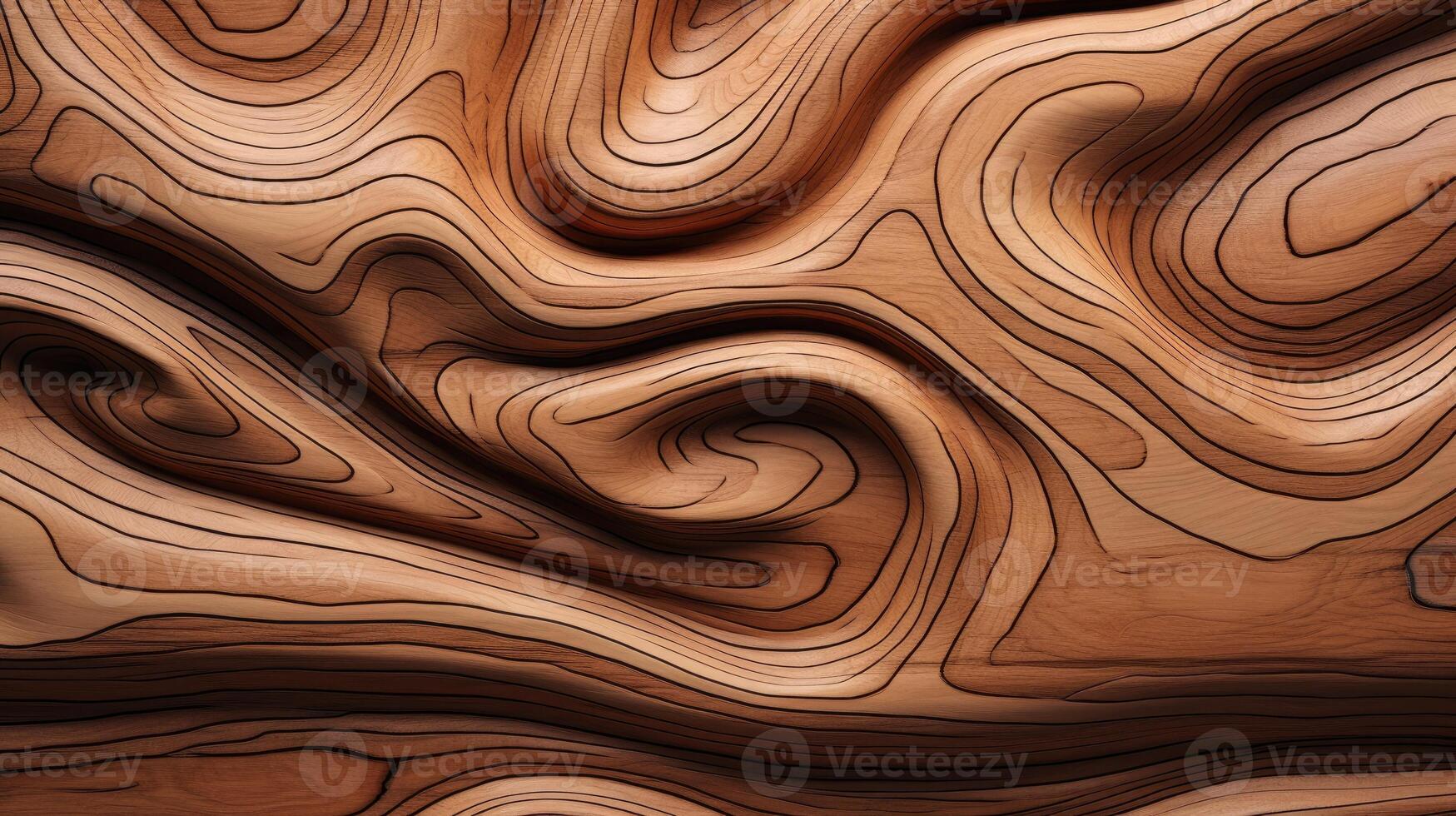 AI generated Delve into the organic warmth of a wooden cut texture. Ai Generated photo