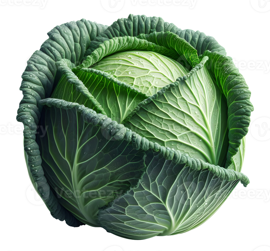 AI generated Savoy cabbage png cabbage png green vegetable png green savoy cabbage png green cabbage png savoy cabbage transparent background