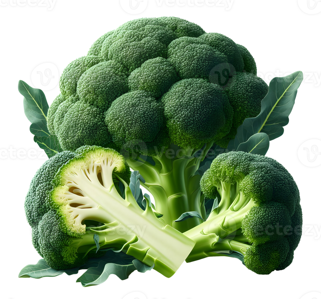 AI generated Broccoli png green cauliflower png green broccoli png broccoli transparent background broccoli without background