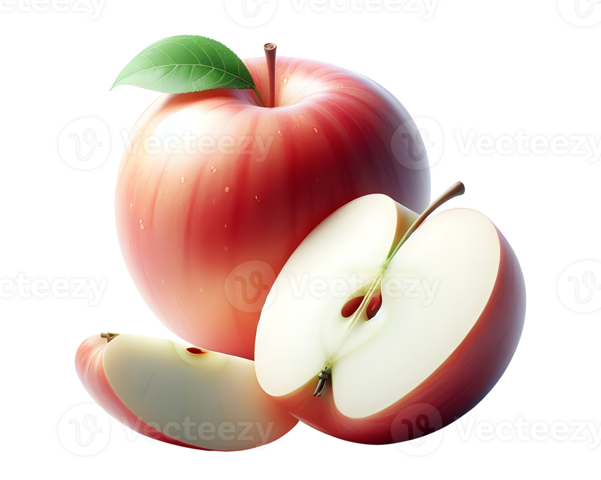 AI generated Apple png red apple png fresh apple png ripe apple png red delicious apple png slice of apple png apple transparent background apple without background