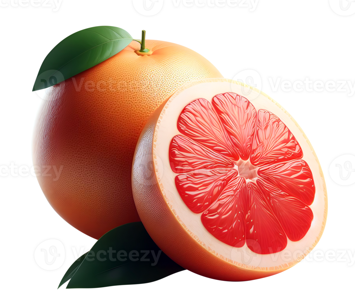 AI generated Grapefruit png fresh grapefruit png isolated ripe grapefruit png red grapefruit png full and half grapefruit png grapefruits png fresh grapefruits png grapefruit transparent background