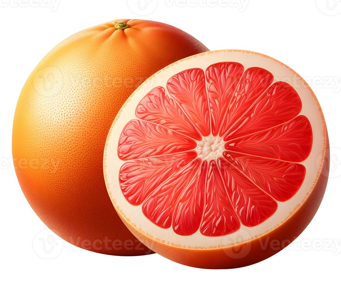 AI generated Grapefruit png fresh grapefruit png isolated ripe grapefruit png red grapefruit png full and half grapefruit png grapefruits png fresh grapefruits png grapefruit transparent background
