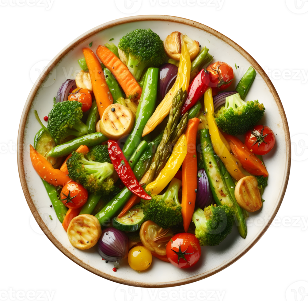 ai gegenereerd groente schotel PNG groente pan PNG groente maaltijd PNG groente bord PNG groente schotel transparant achtergrond groente bord transparant achtergrond