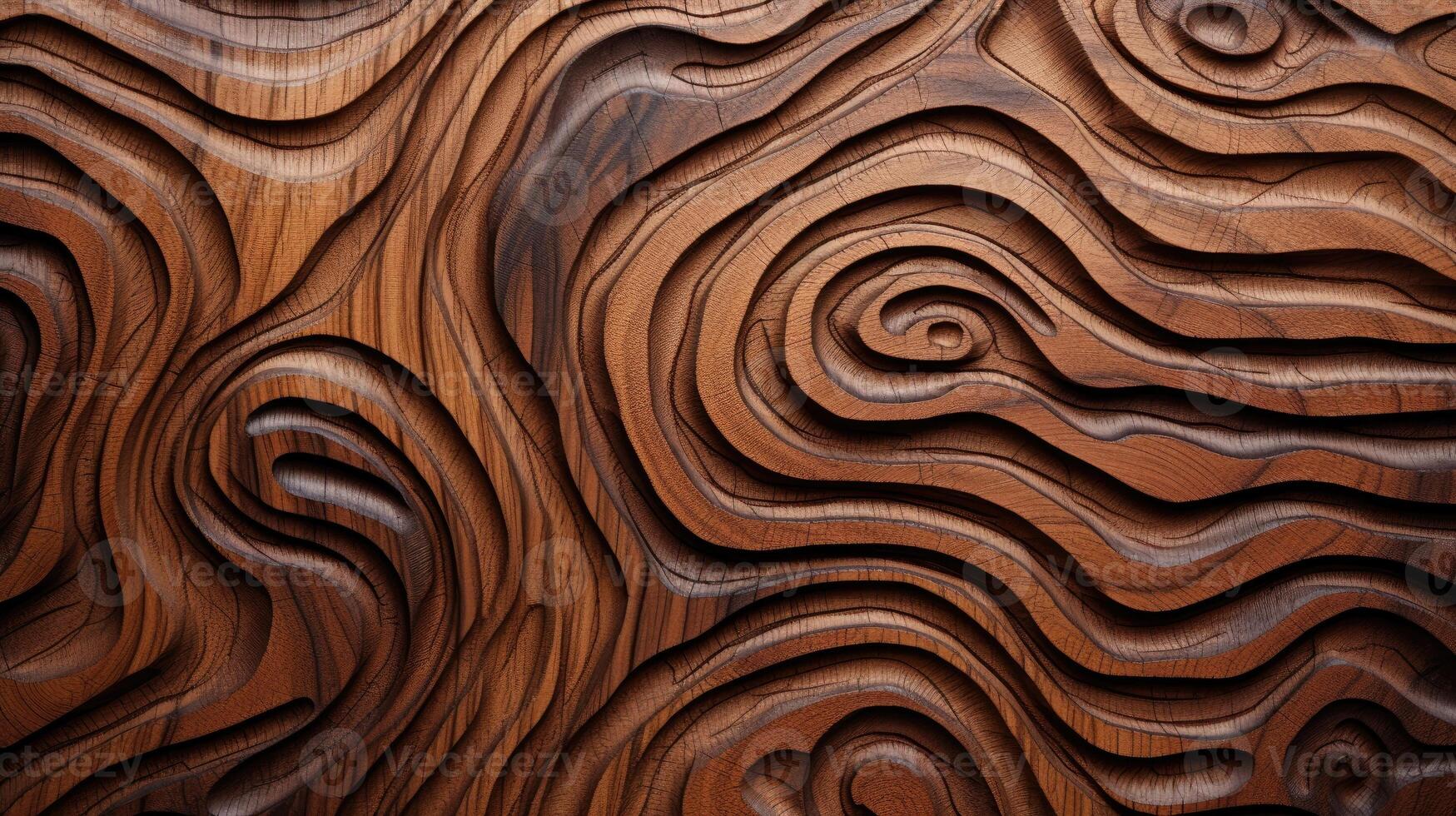 AI generated Delve into the organic warmth of a wooden cut texture. Ai Generated photo