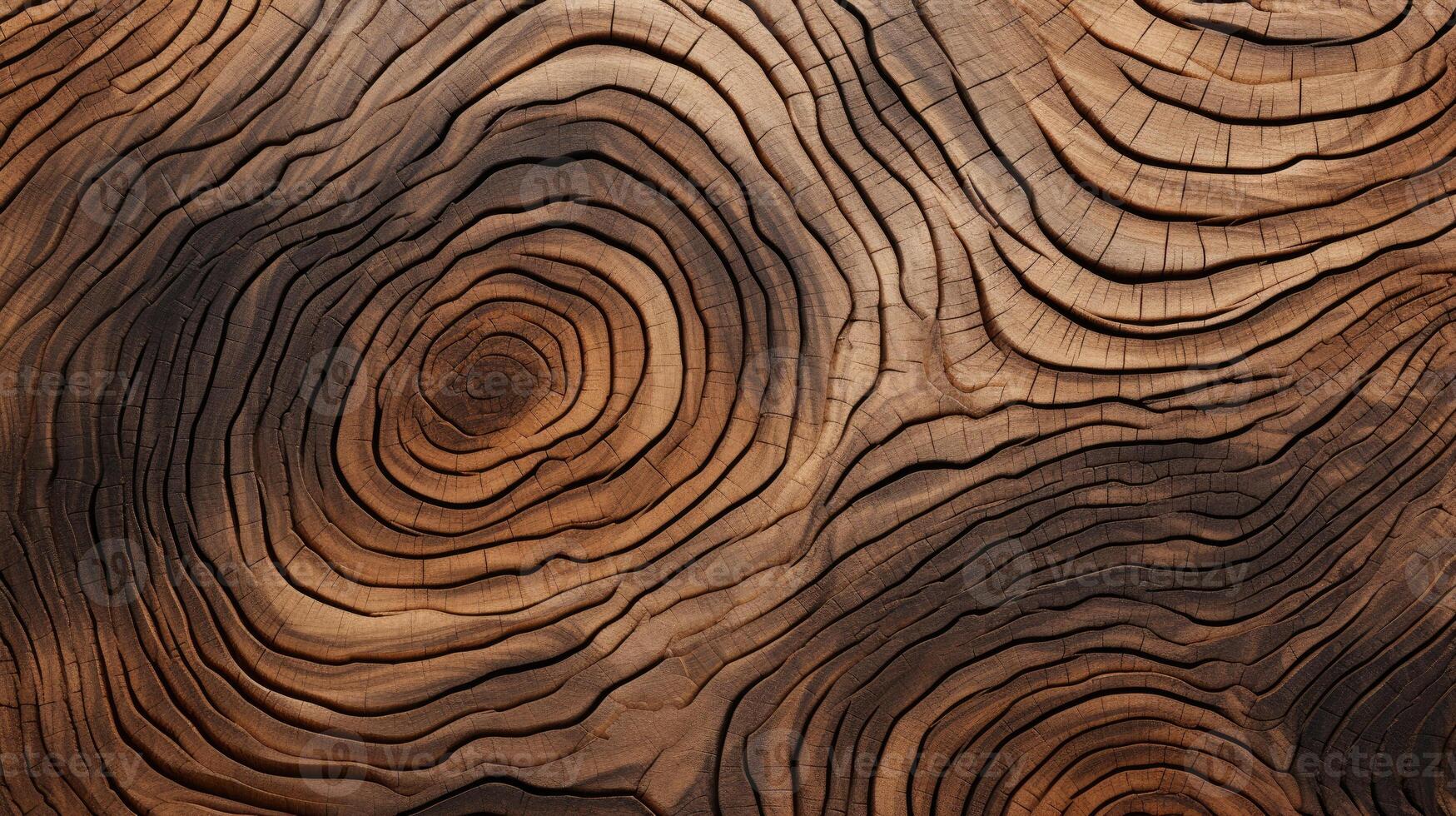 AI generated Delve into the organic warmth of a wooden cut texture. Ai Generated photo