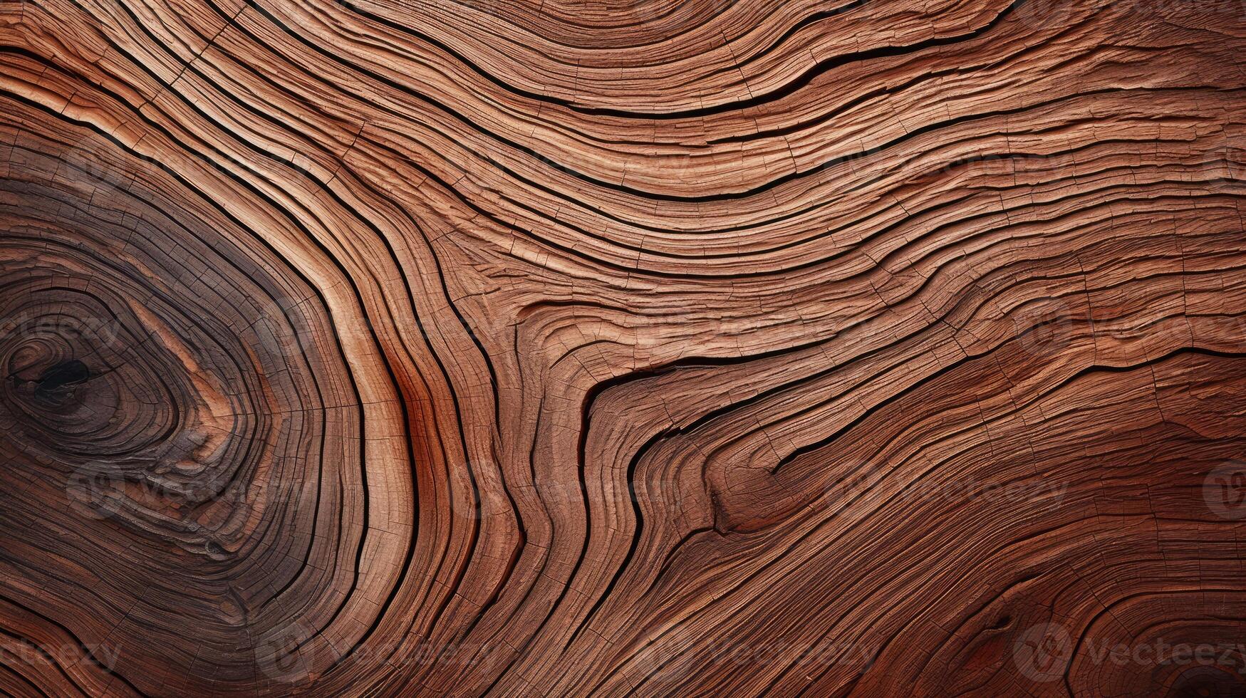 AI generated Delve into the organic warmth of a wooden cut texture. Ai Generated photo