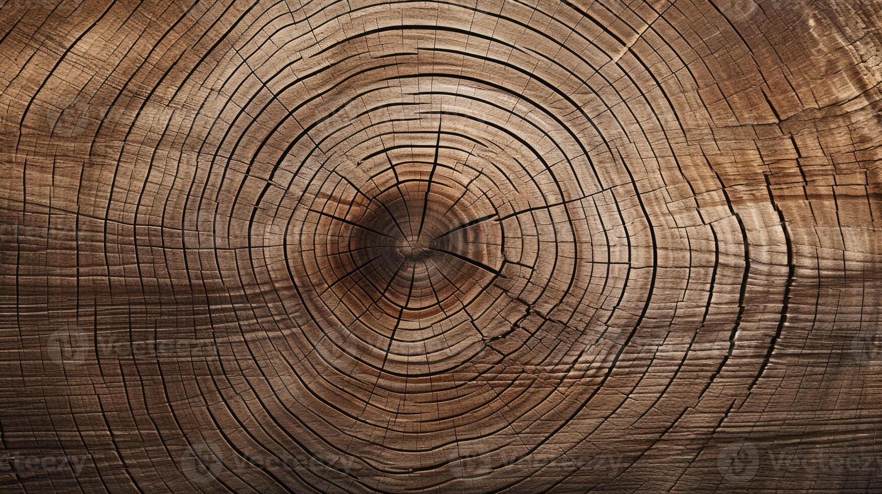 AI generated Delve into the organic warmth of a wooden cut texture. Ai Generated photo