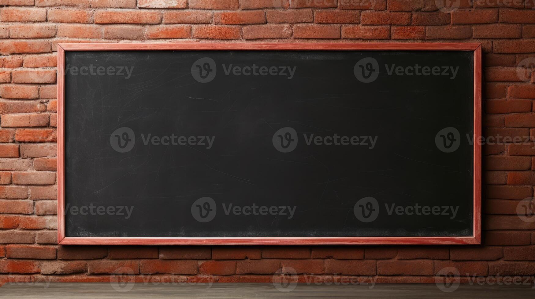 AI generated Versatile blackboard, poised for your message or creativity. Ai Generated photo