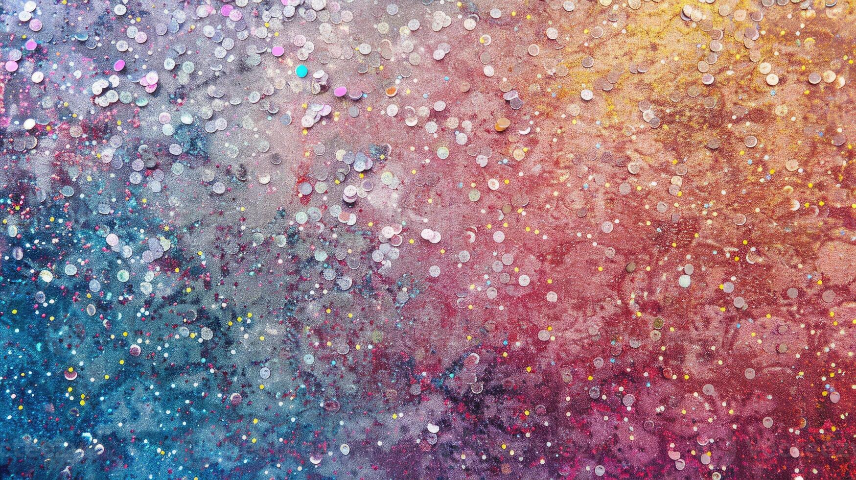 AI generated Vibrant rainbow hues dance in glittering celebration. Ai Generated. photo