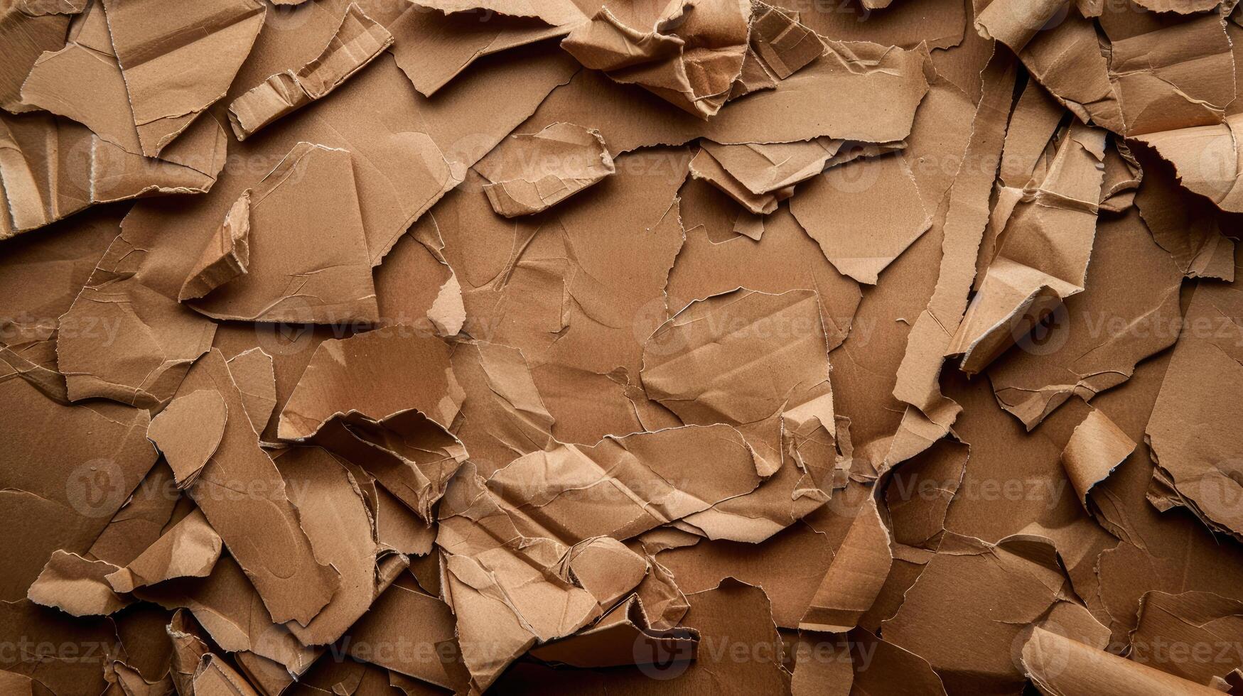 AI generated Brown cardboard texture background, a rustic canvas embodying natural charm and tactile warmth, Ai Generated. photo