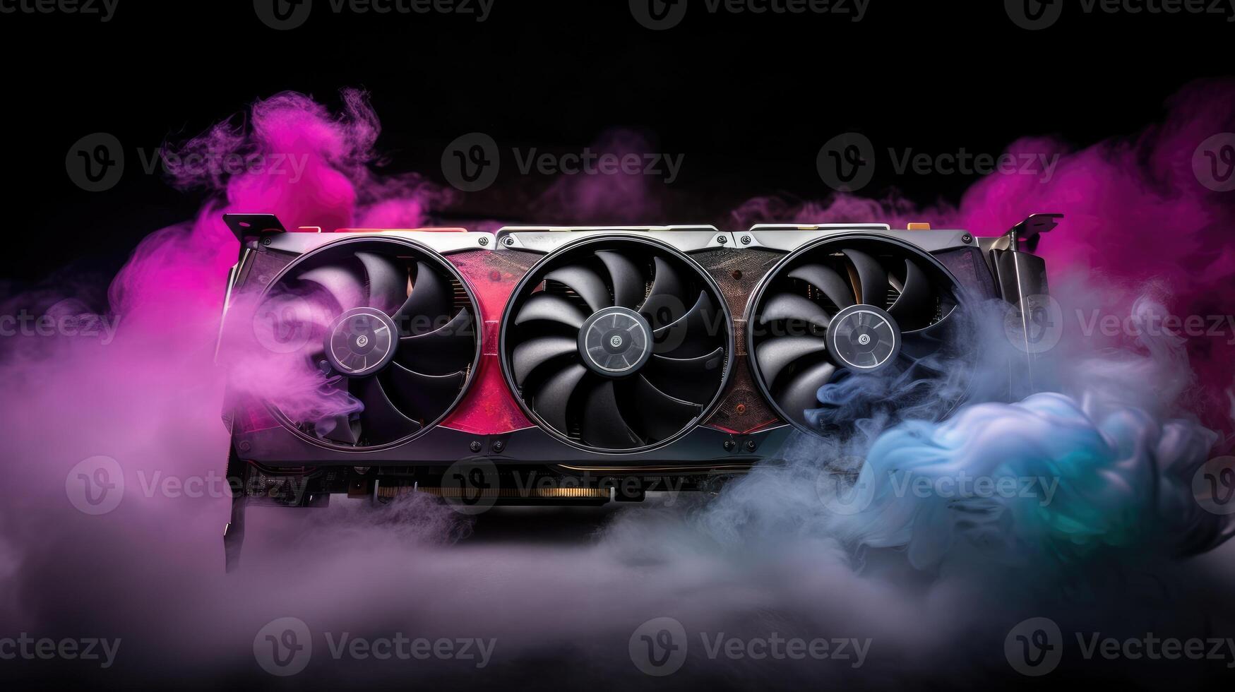 AI generated Immerse yourself in the visual excitement of a GPU, Ai Generated photo