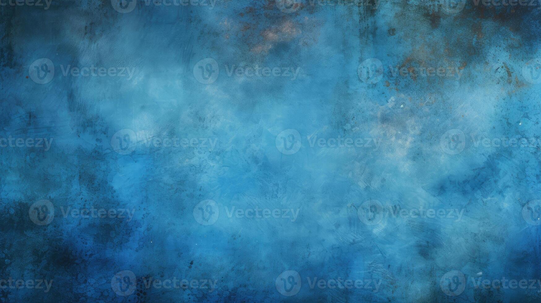 AI generated Bold grunge blue background exudes rugged charm with distressed textures, Ai Generated. photo