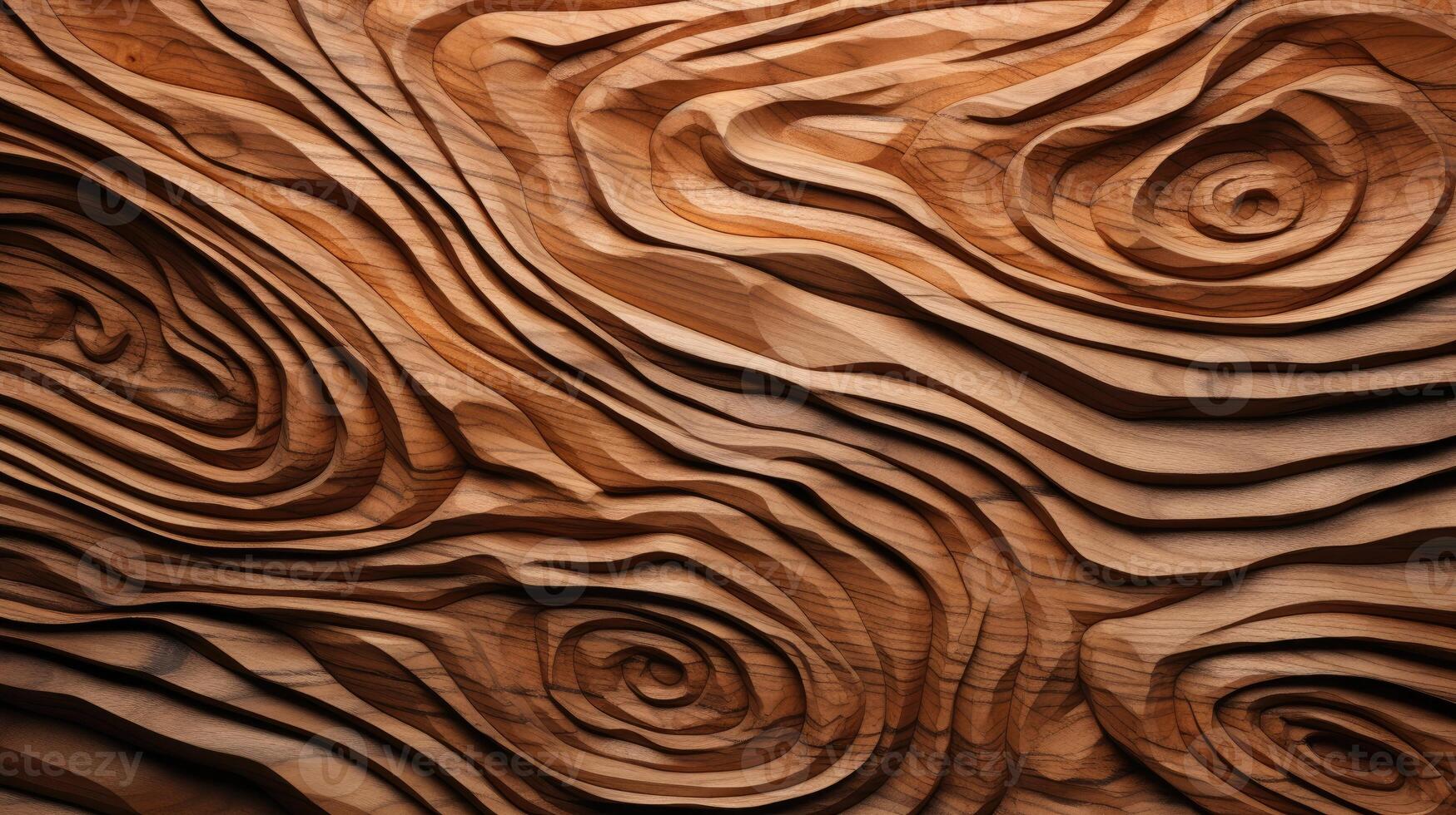 AI generated Delve into the organic warmth of a wooden cut texture. Ai Generated photo