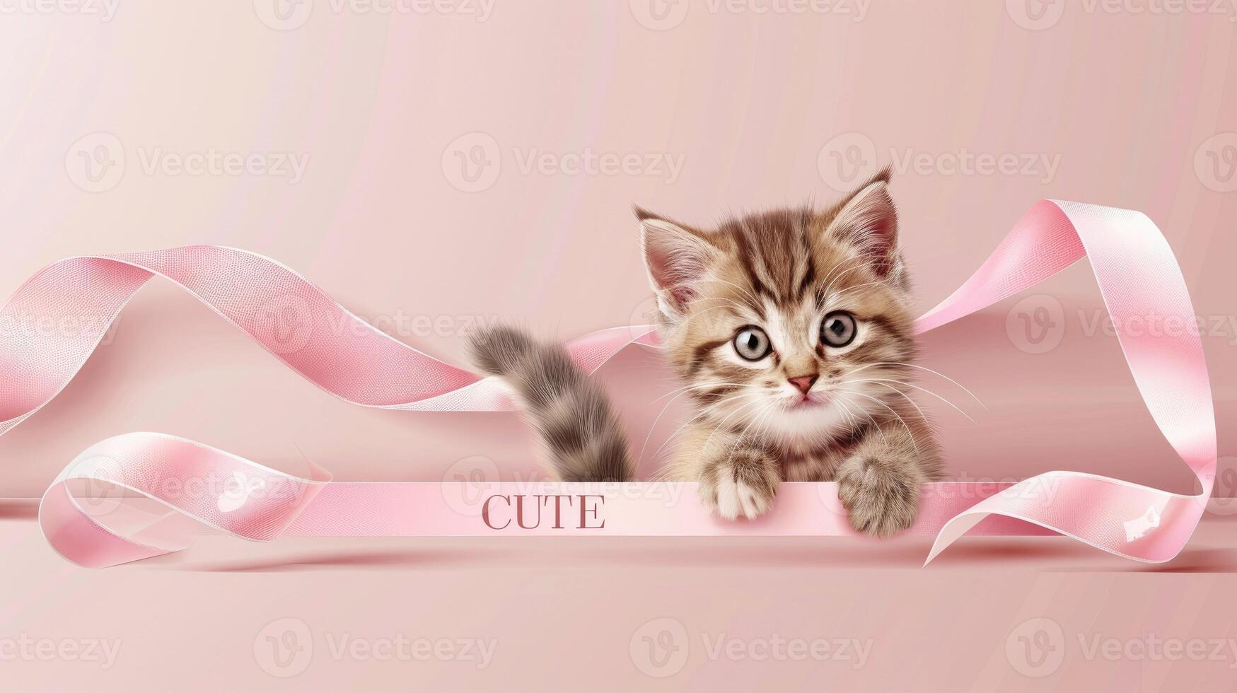 AI generated Hyper-realistic 3D paper layering technique creates a lifelike cat sculpture in pastel tones. Ai Generated photo