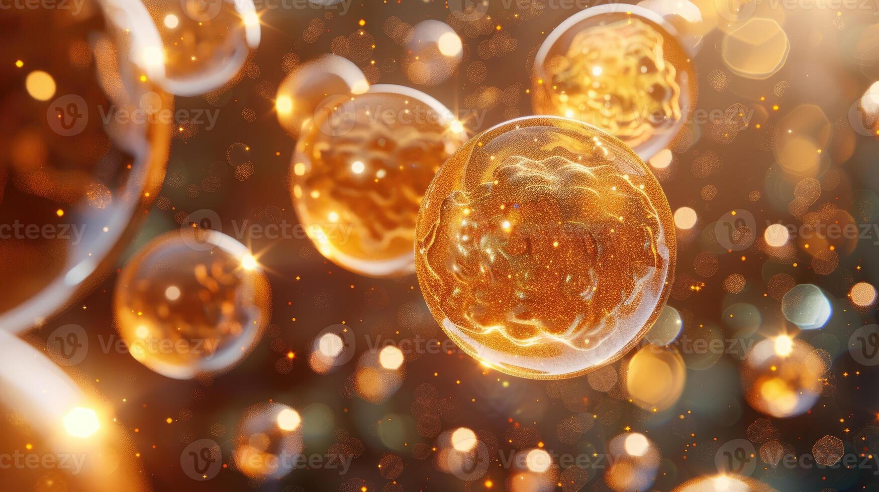 AI generated Creative depiction of embryonic stem cells in a captivating image. Ai Generated photo