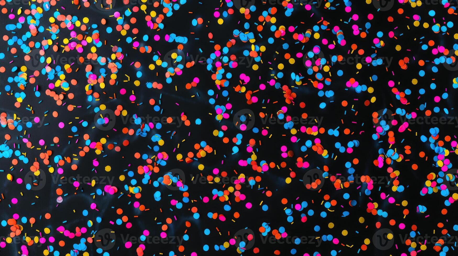 AI generated Elevate your design with a trendy pattern of colorful sprinkles. Ai Generated photo