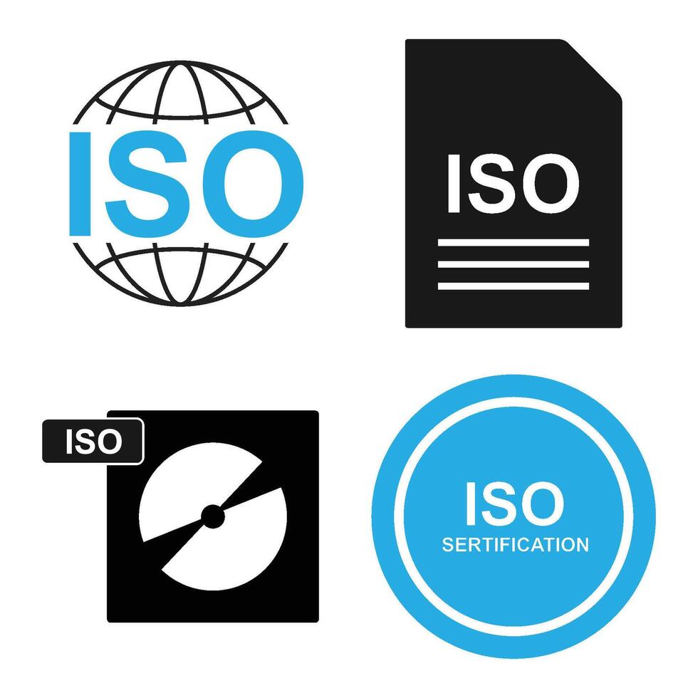 ISO icon vector