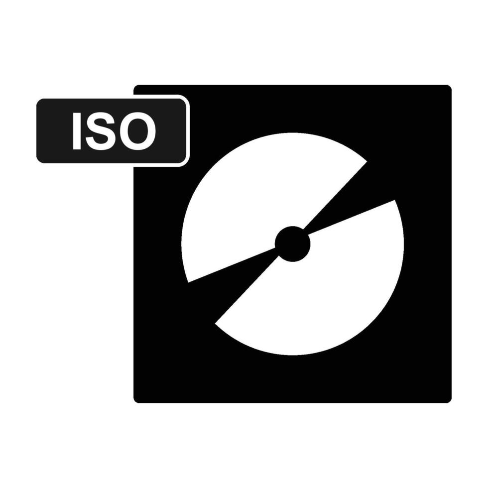 ISO icon vector